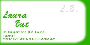 laura but business card